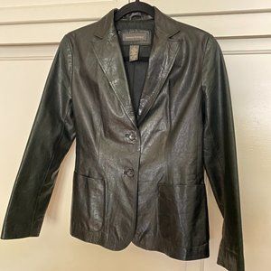 Banana Republic Leather Jacket, Size 2 Women